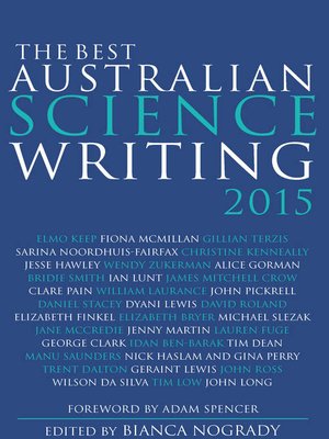 cover image of The Best Australian Science Writing 2015